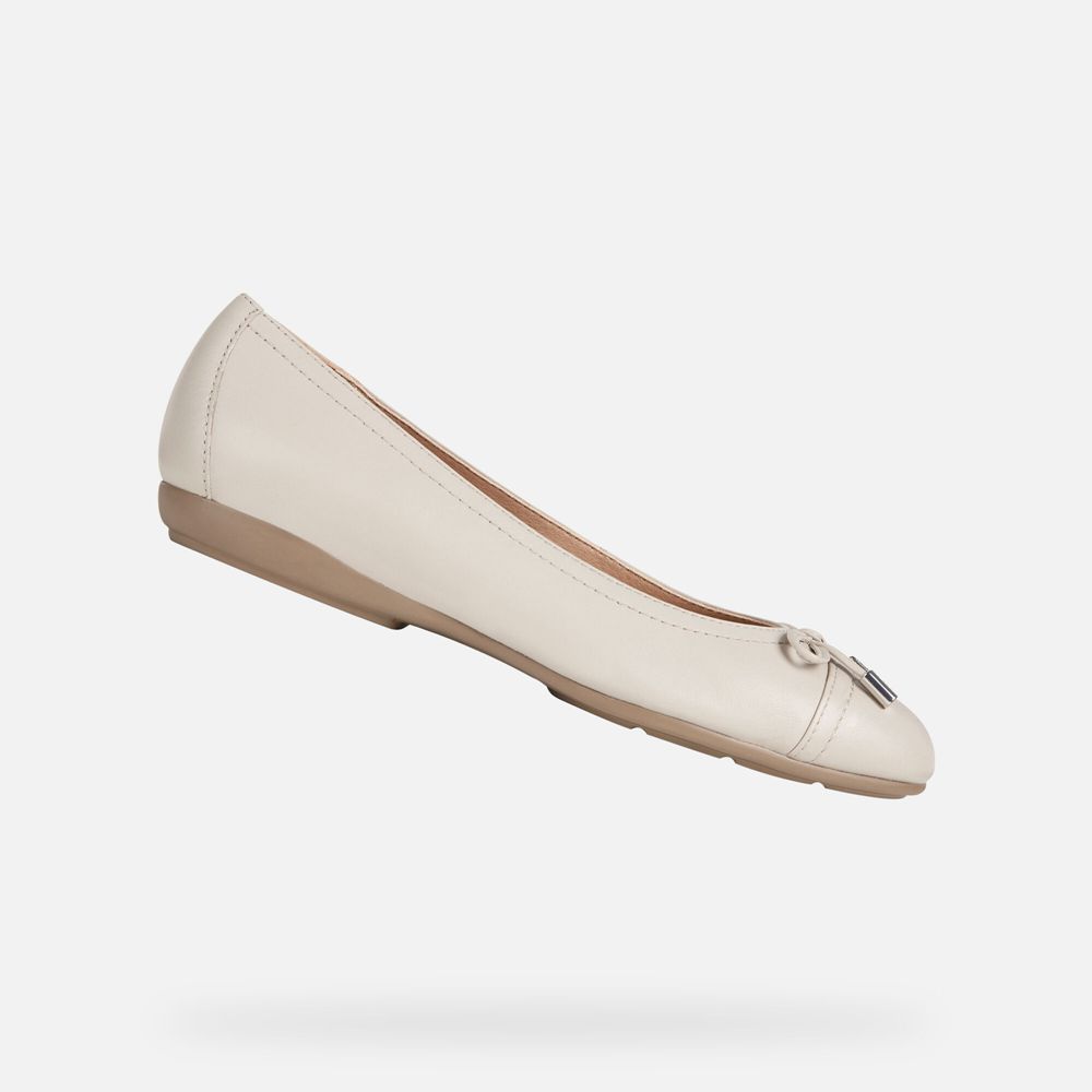 Geox Bayan Ballerina Bej Rengi - Annytah - IEA-736405